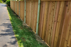 Exterior Privacy Fence View